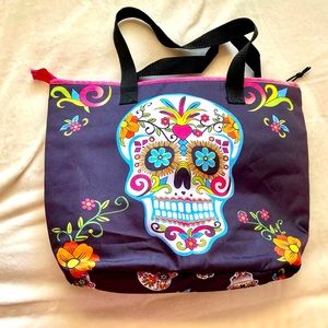 Day of the Dead Tote Bag With Detachable Speakers
